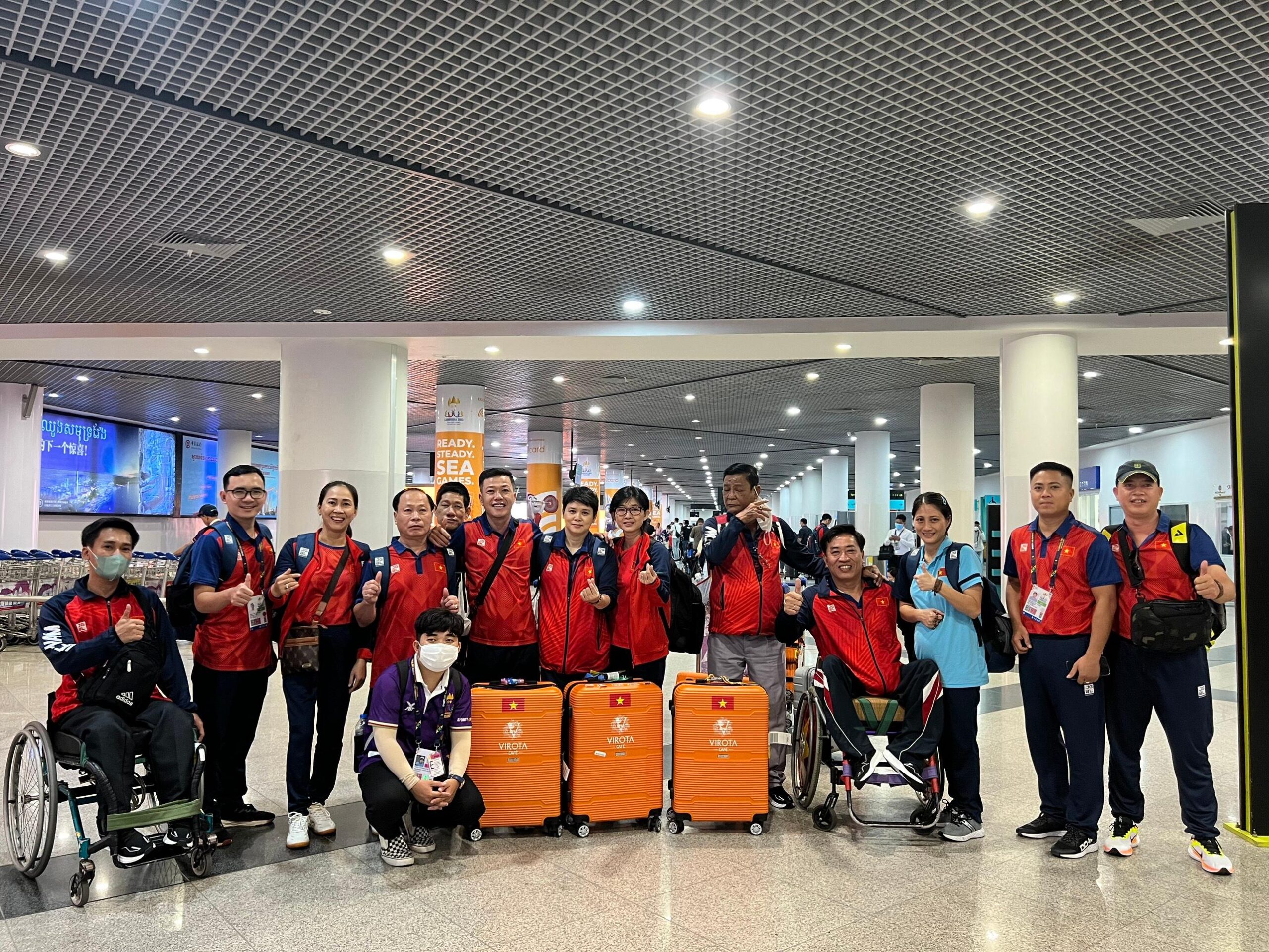 Cà phê Virota tài trợ Đoàn thể thao người khuyết tật Việt Nam