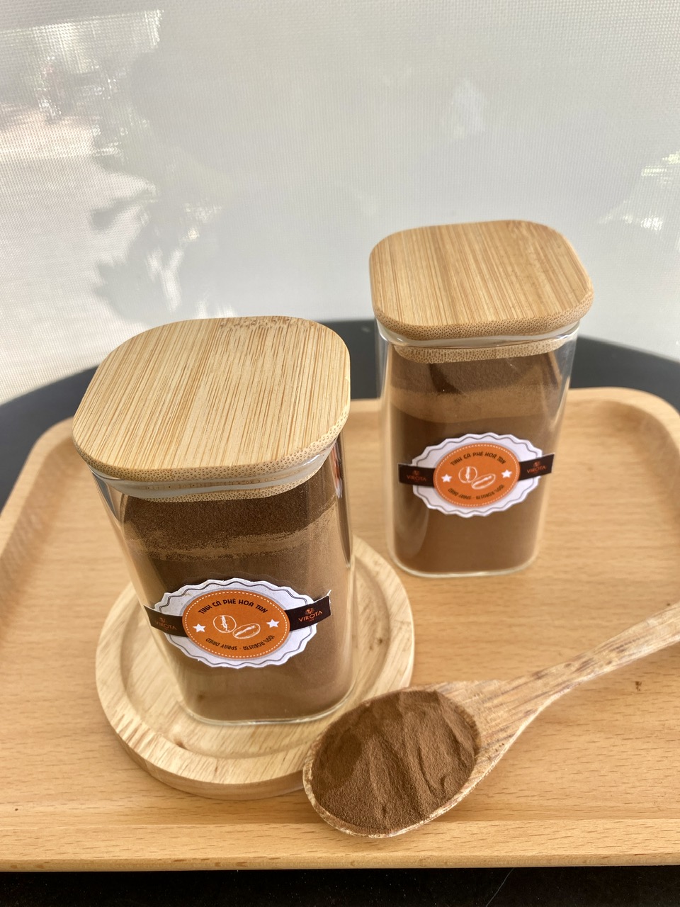 Virota Cafe| Tinh cà phê hoà tan sấy phun| Gia công tinh cà phê hoà tan