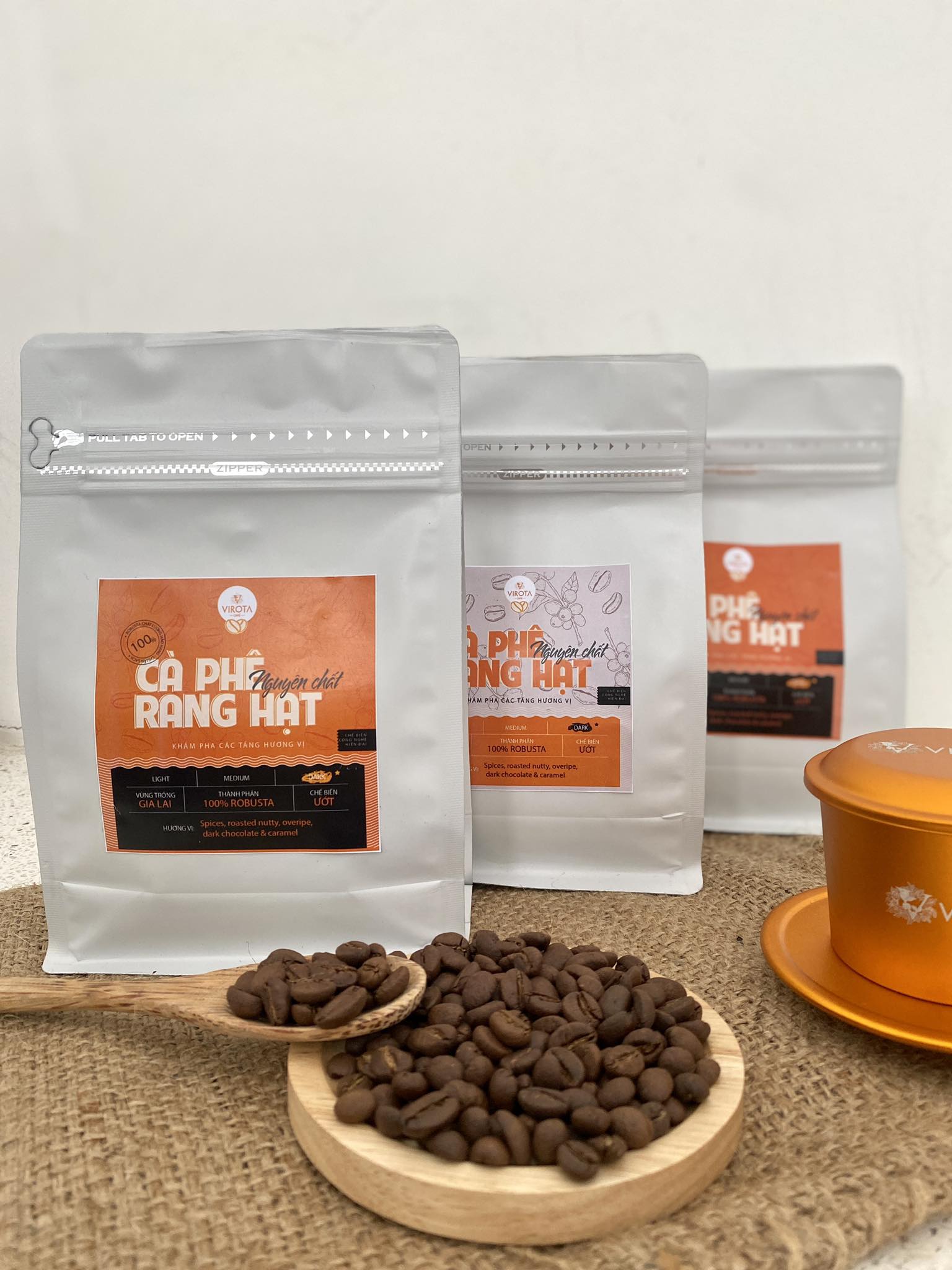 Cà phê rang hạt | Virota Cafe