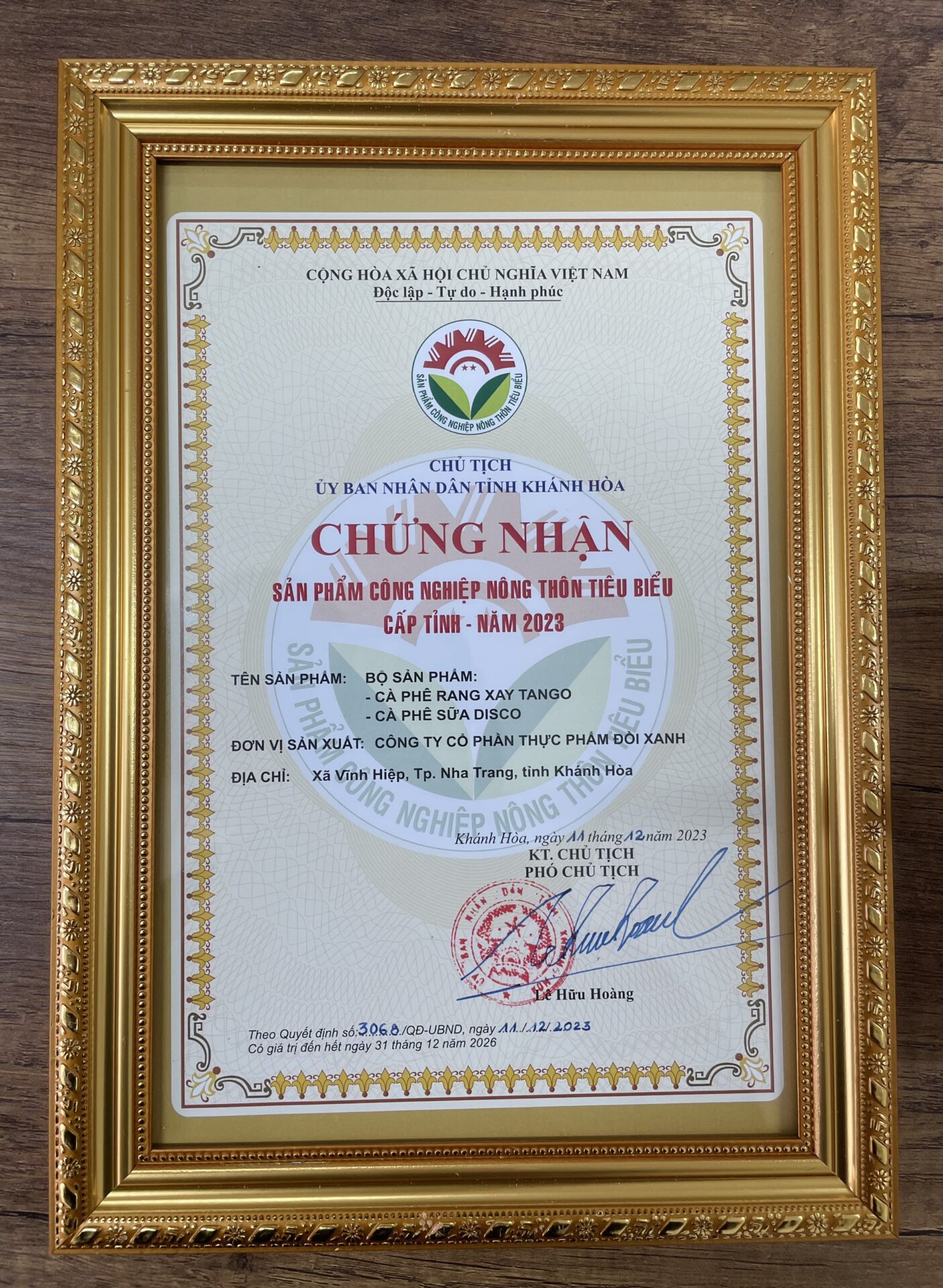 Lễ công bố và tôn vinh sản phẩm CNNT tiêu biểu tỉnh Khánh Hoà | Virota Cafe